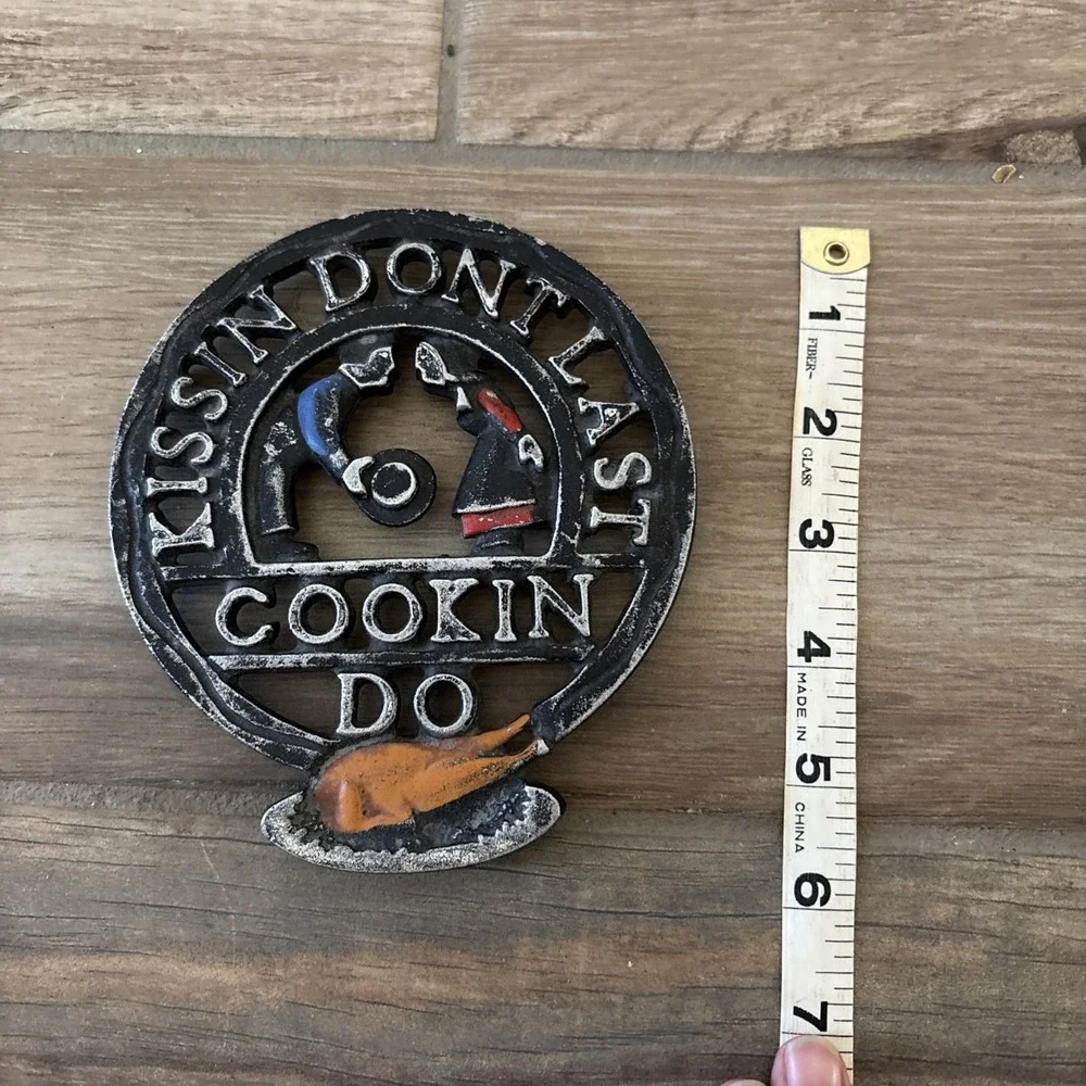 Pennsylvania‎ Dutch Metal Iron Trivet 5.5